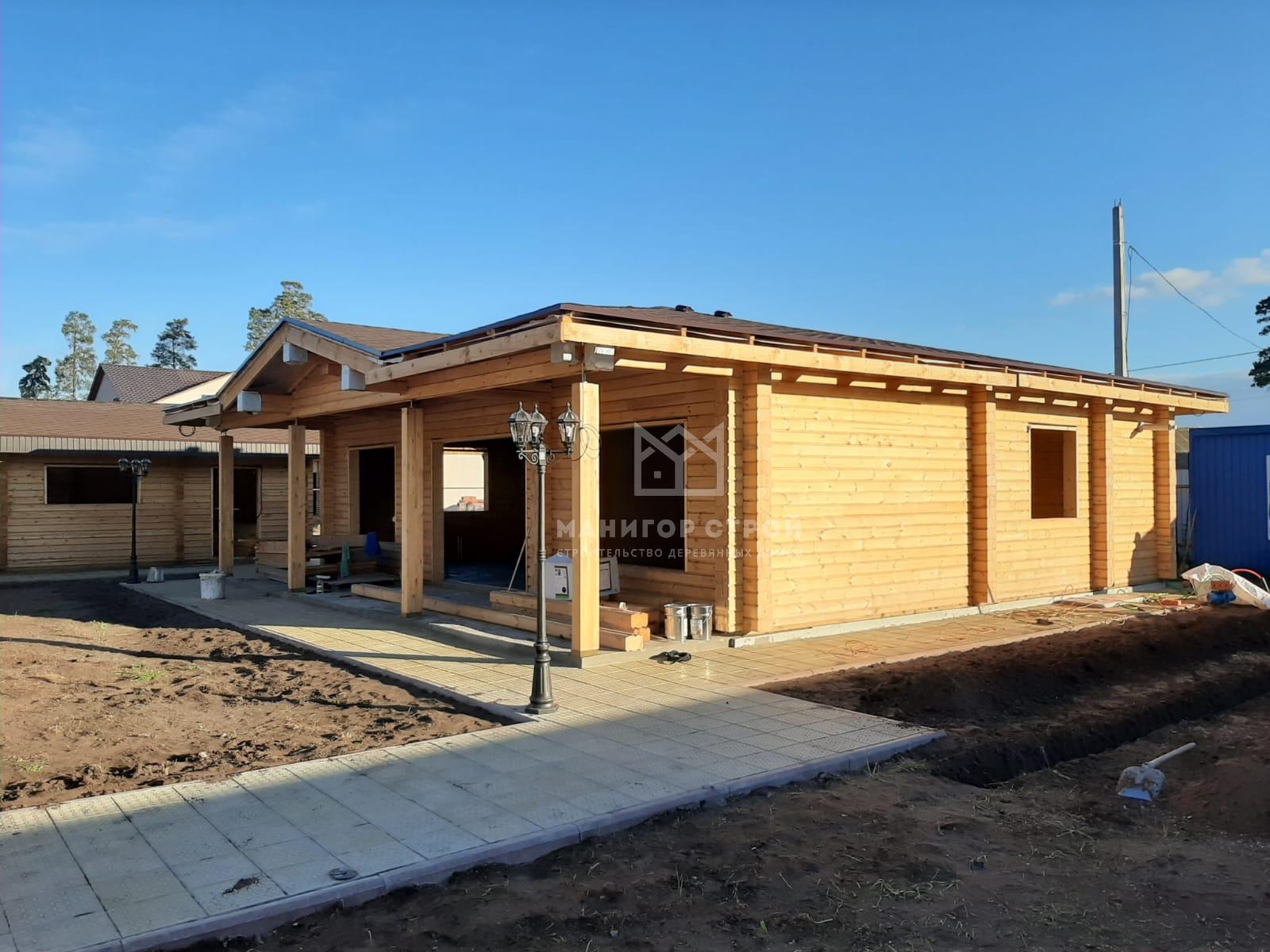 Фото строительства дома из бруса Калуга - 5