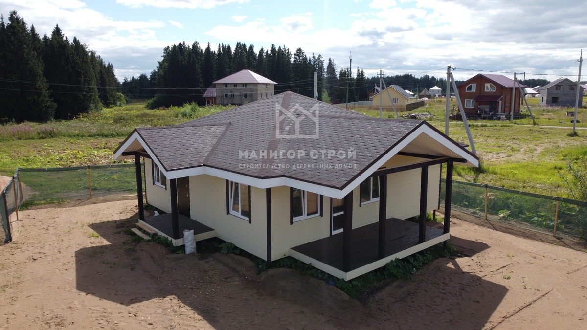 Фото строительства дома из бруса Нижний Новгород - 4