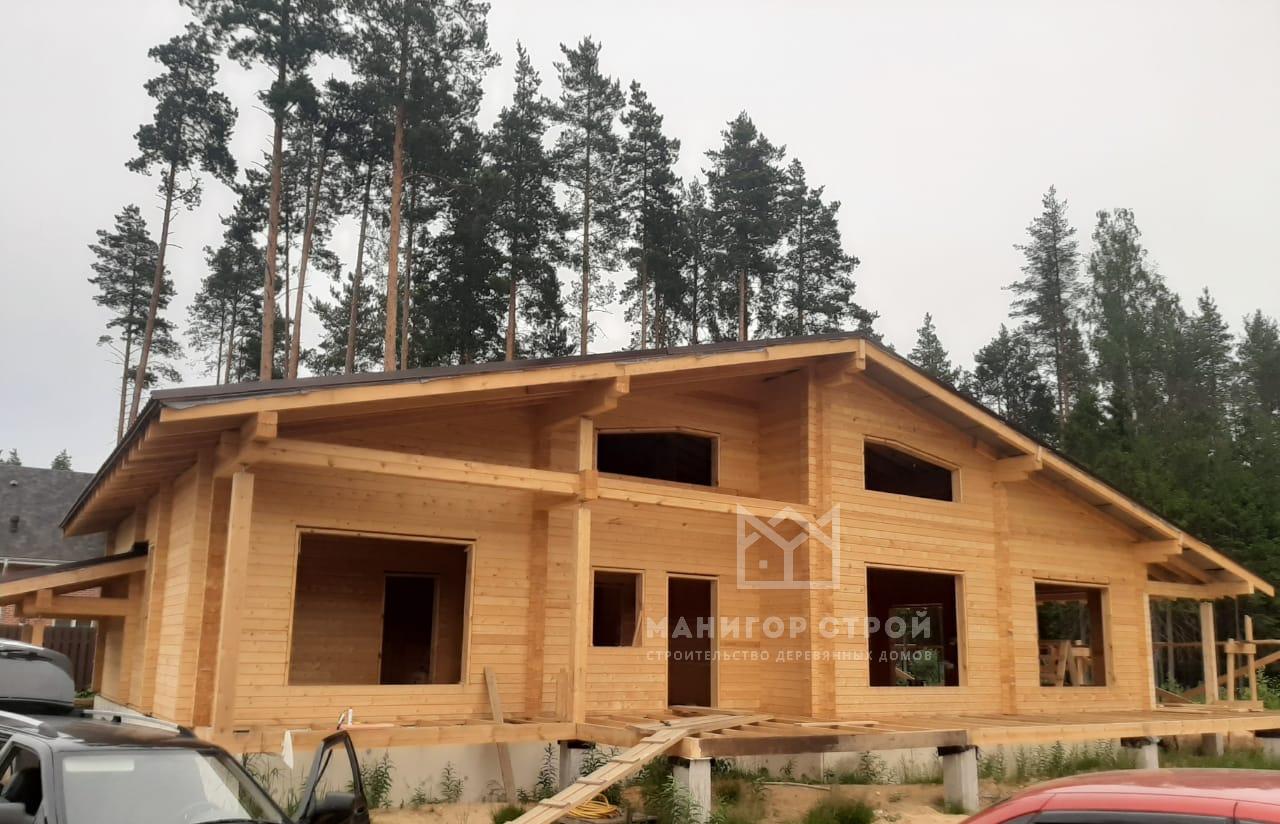 Фото строительства дома из бруса Калуга - 6