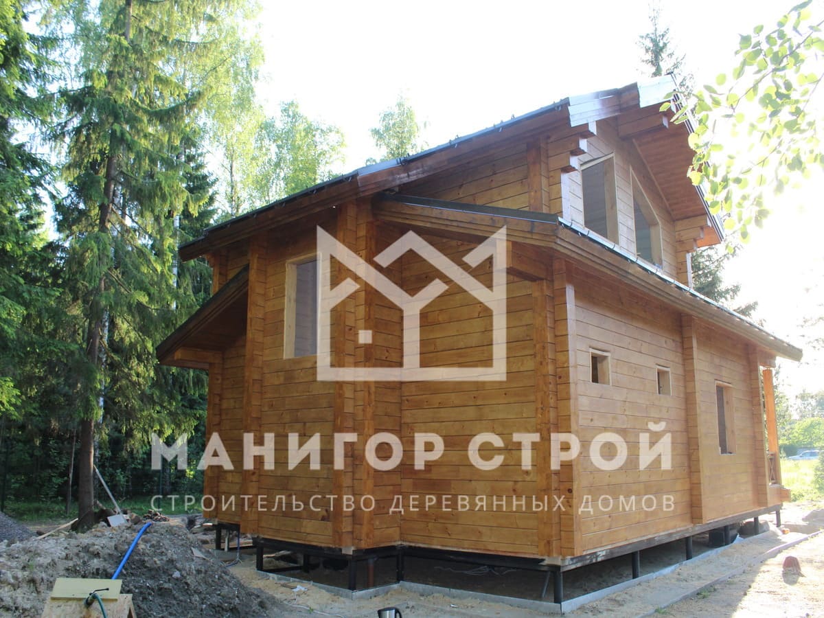 Фотография 2 - Строительство домов из клееного бруса в Московской области