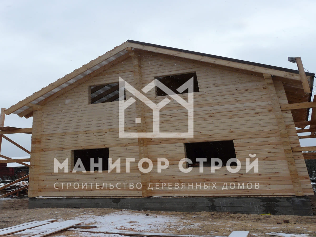 Фотография 2 - Строительство домов из профилированного бруса в Нижегородской области