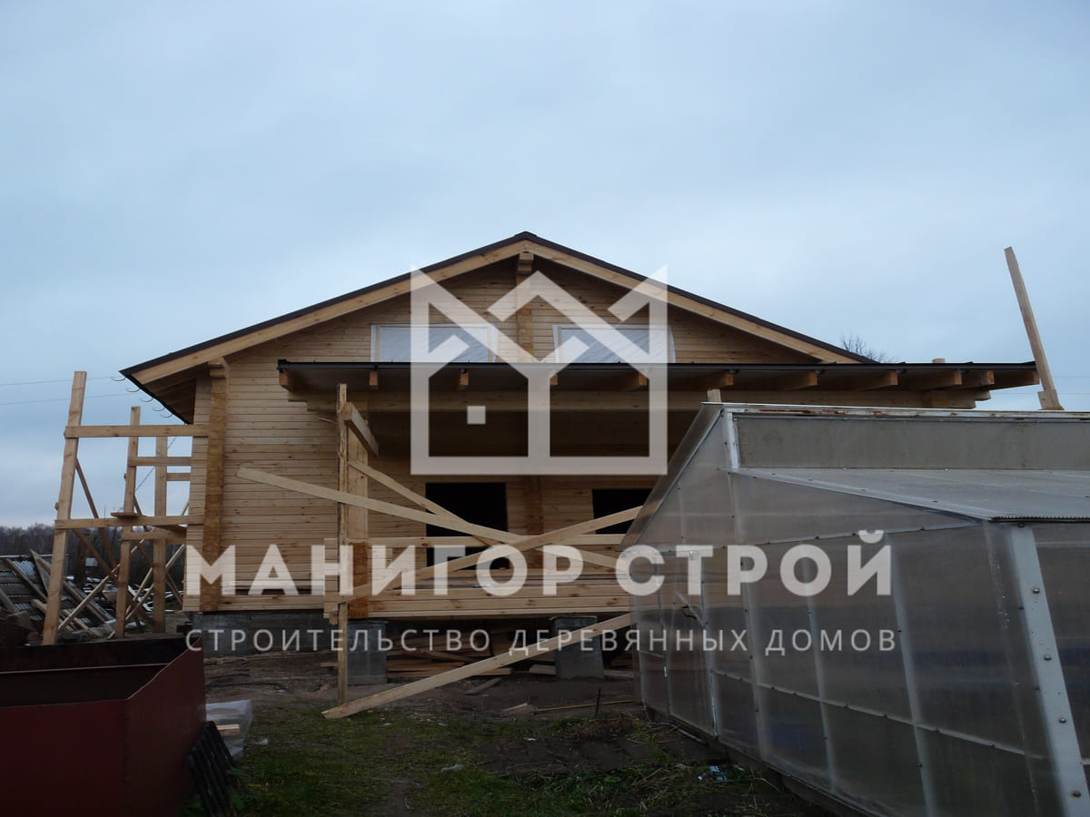 Фотография 4 - Строительство домов из профилированного бруса в Нижегородской области
