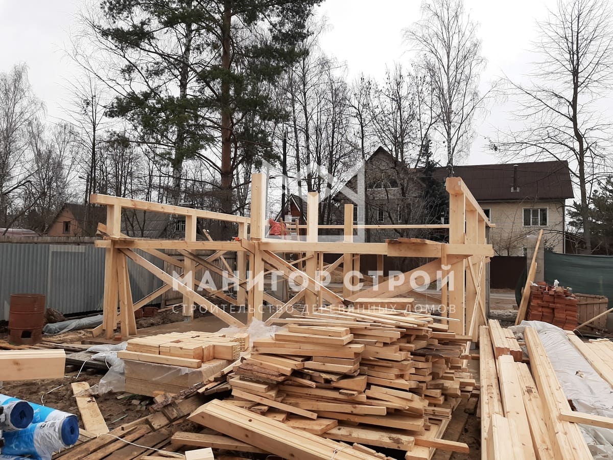 Фотография 3 - Строительство домов из клееного бруса в Московской области