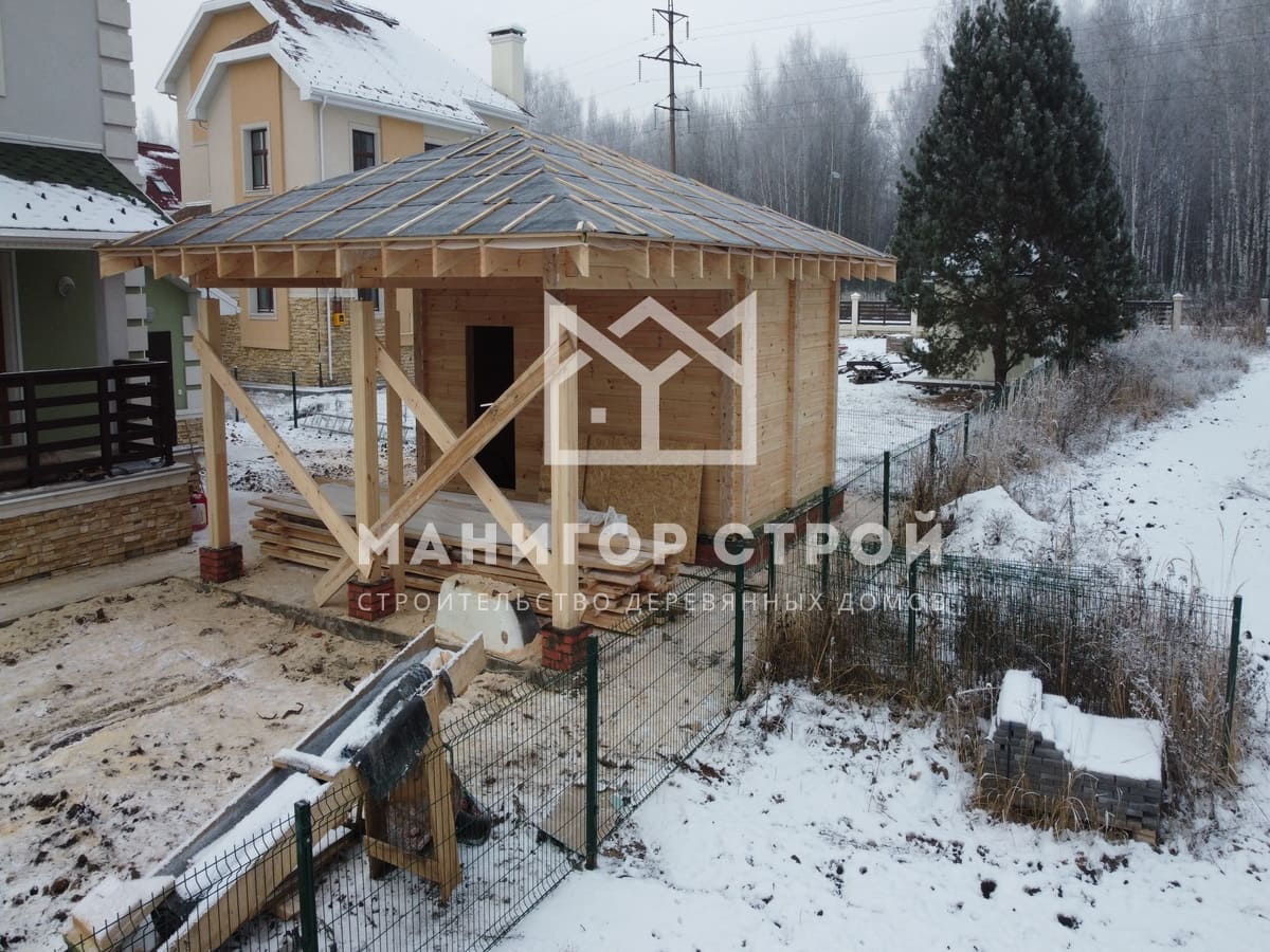 Фотография 1 - Строительство домов из клееного бруса в Республике Татарстан