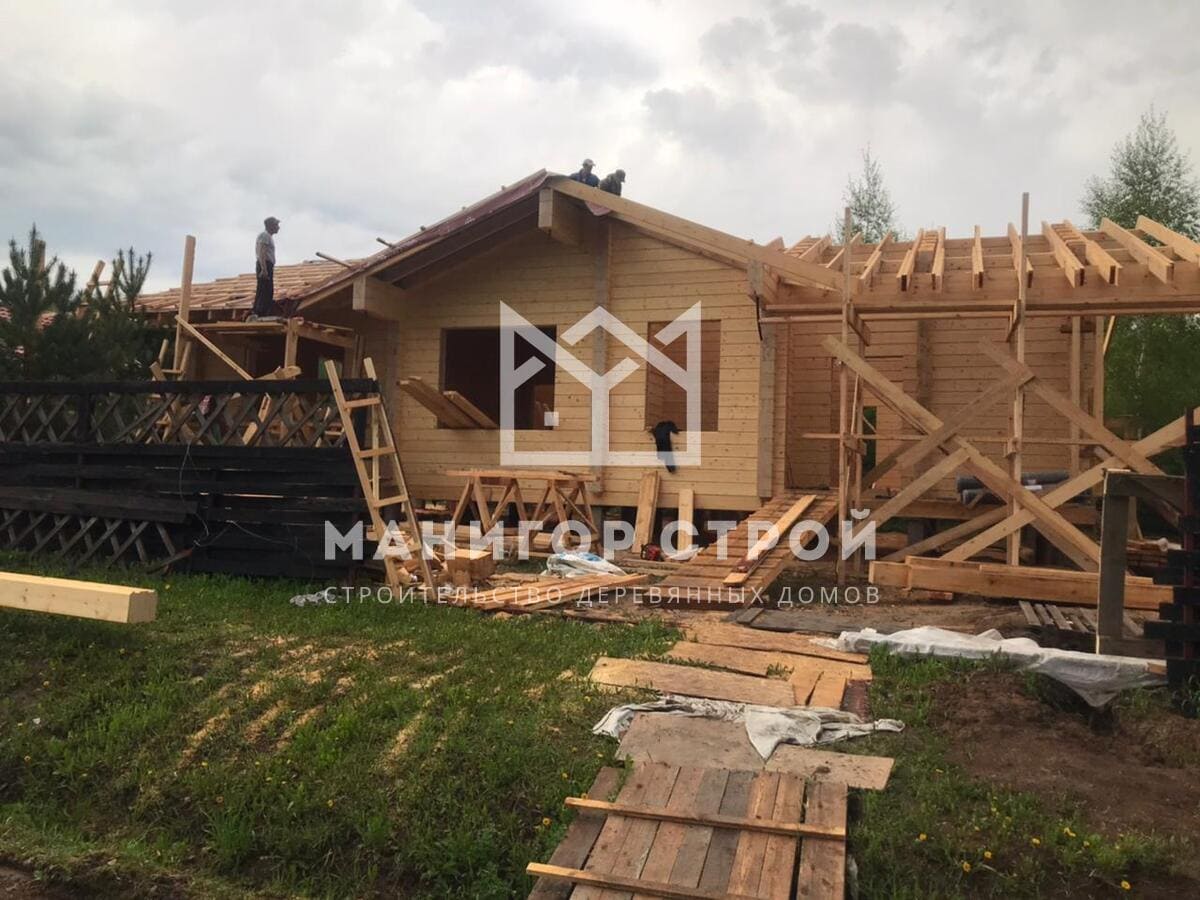 Фотография 3 - Строительство домов из клееного бруса в Тульской области