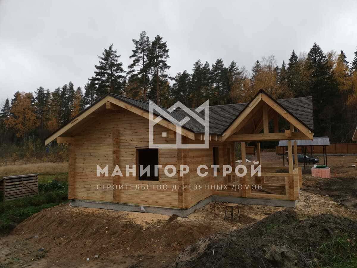 Фотография 3 - Строительство домов из профилированного бруса в Ленинградской области