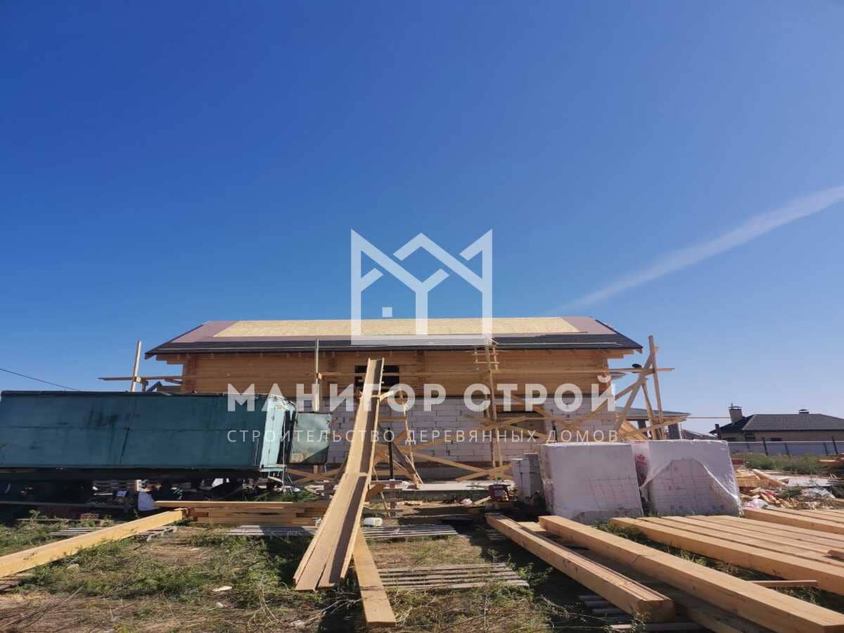 Фотография 1 - Строительство домов из профилированного бруса в Ульяновской области
