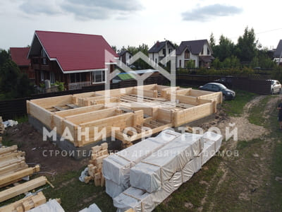 Фотография 1 - Строительство домов из клееного бруса в Тульской области