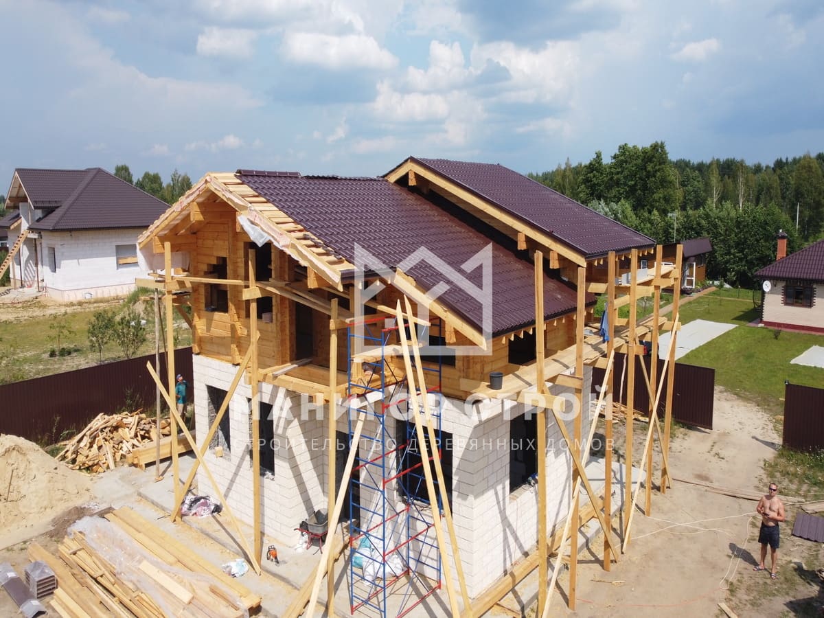 Фотография 1 - Строительство домов из клееного бруса в Владимирской области