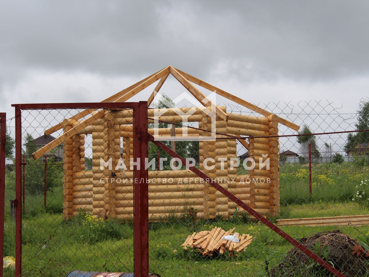 Фотография 13 - Строительство домов из оцилиндрованного бревна