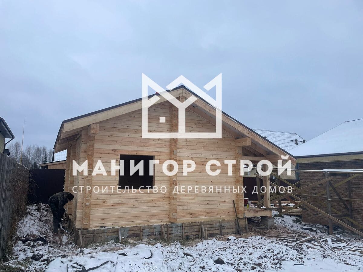 Фотография 1 - Строительство домов из профилированного бруса в Кировской области