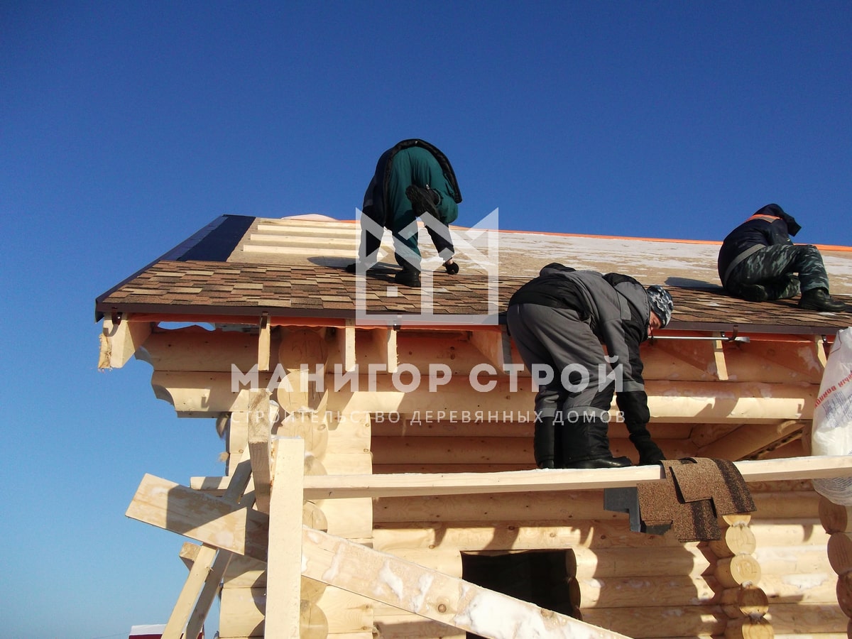 Фотография 21 - Строительство домов из оцилиндрованного бревна