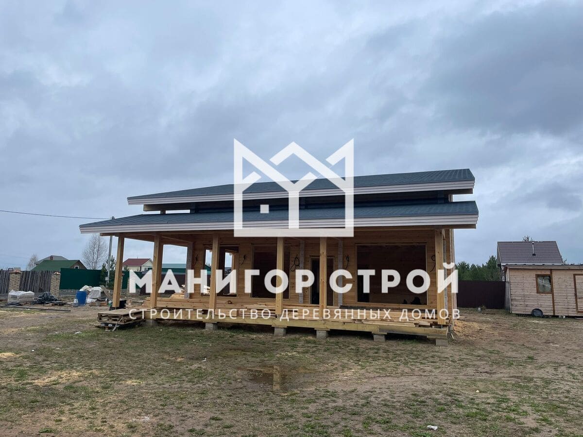 Фотография 2 - Строительство домов из профилированного бруса в Кировской области