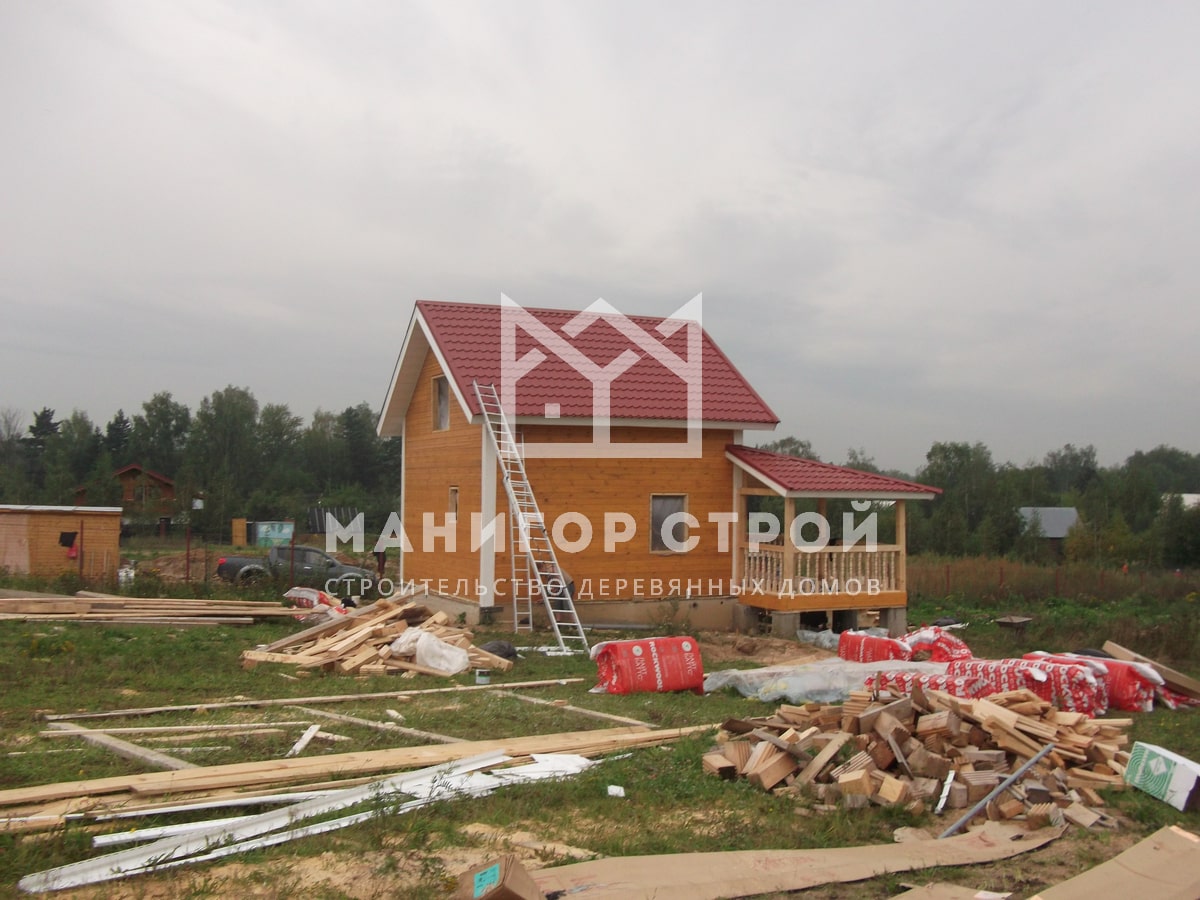 Фотография 14 - Строительство домов из профилированного бруса в Московской области