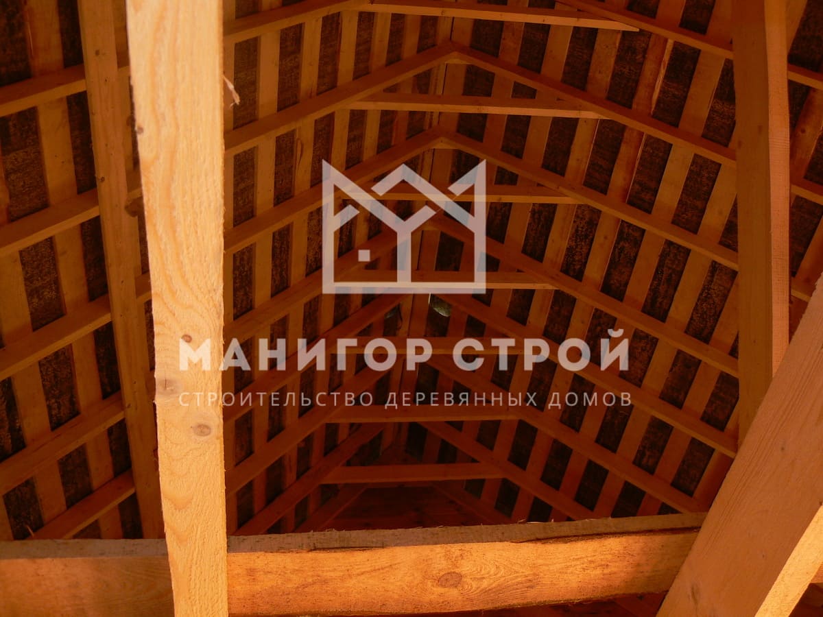Фотография 1 - Строительство домов из профилированного бруса в Московской области