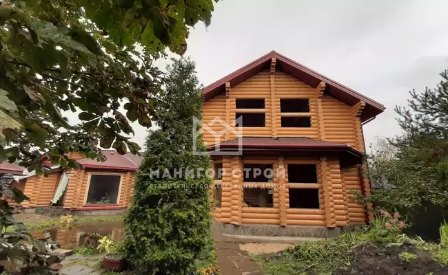 Видео статьи - Отделка дома из оцилиндрованного бревна (ОЦБ 240) в Московской области